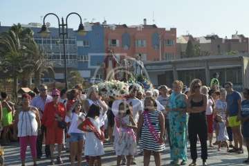 Procesión marítimo-terrestre de Melenara 2018 (Foto TA)
